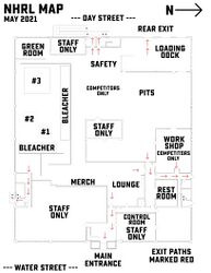 NHRL floor map, May 2021