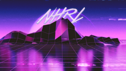 NHRL VHS mountain logo, May 2021