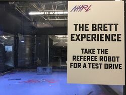 "Drive Brett" experience sign, March 2022