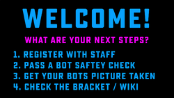 NHRL intro slide for arriving competitors, March 2021