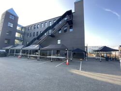 Pits outside of 50 Day Street