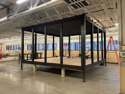 30lb arena being built, January 2021