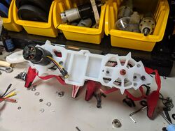 Spine Crawler drive module from the July 2022 event