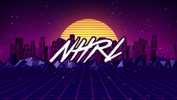 NHRL synth-style wallpaper, March 2021