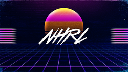 NHRL retro sun logo, May 2021