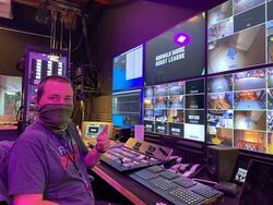 NHRL's video production team in action, September 2020