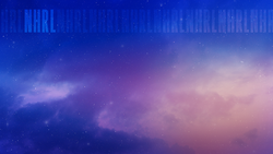 Cosmic themed NHRL wallpaper, March 2021